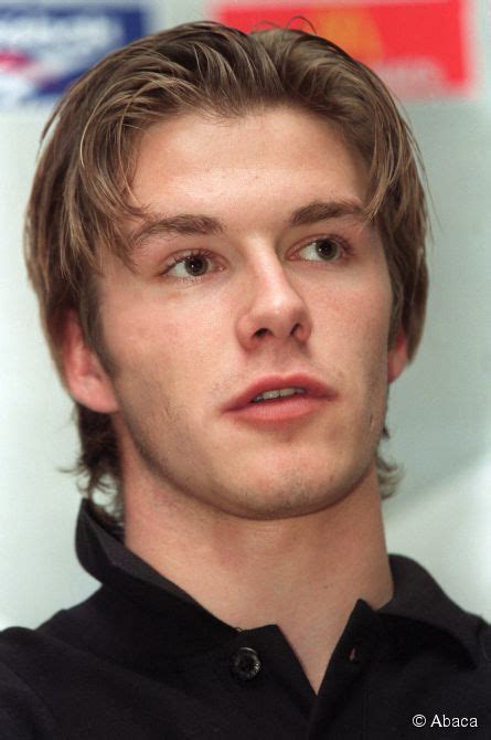 david beckham young hairstyle